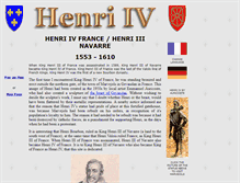 Tablet Screenshot of henri-iv.com